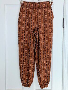 SIMONS TWIK Small Rust Harem Pants